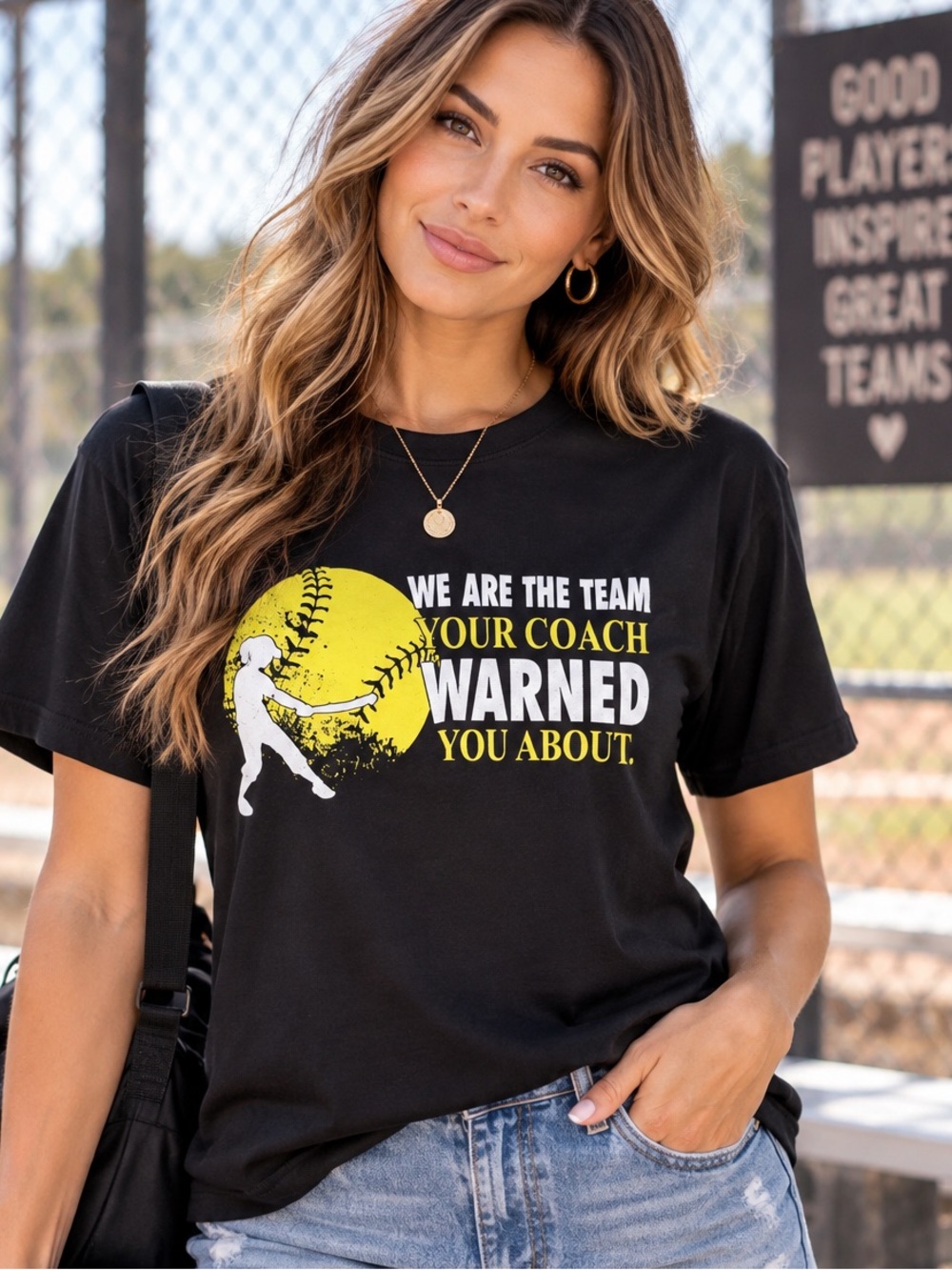 Gildan DryBlend Softball Graphic T-Shirt - Large